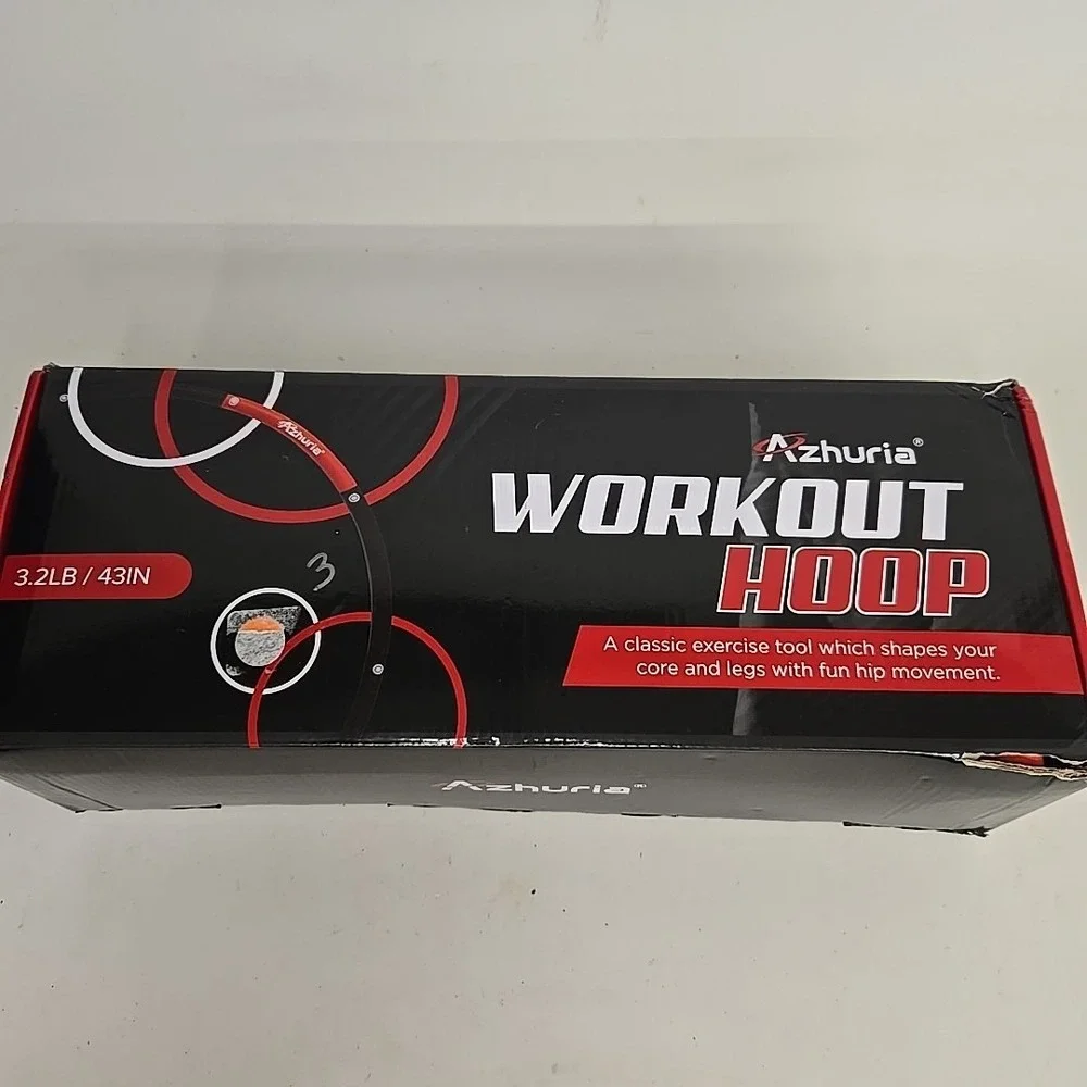 Workout Hoop Plus Size Abdominal Exercisers 43 In.‎ W Carry Bag By Azhuria Open